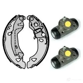 Барабанные тормозные колодки, комплект BREMBO 798135 8020584070420 PDOXP 4F h23028