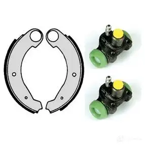 Барабанные тормозные колодки, комплект BREMBO 5UU ALZ0 8020584072820 798344 h61007