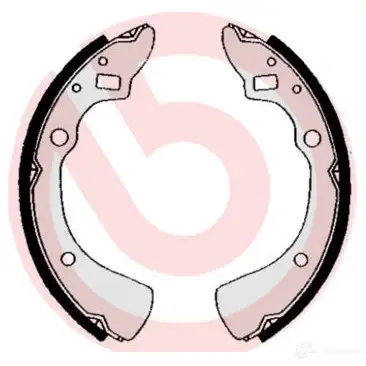 Барабанные тормозные колодки, комплект BREMBO PW2G G 801589 s49507 8432509641934 - Изображение 1
