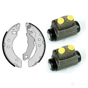 Барабанные тормозные колодки, комплект BREMBO 798182 2N3U V 8020584070925 h24016