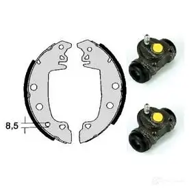 Барабанные тормозные колодки, комплект BREMBO h61033 P WNPN 8020584073087 798368 изображение 0