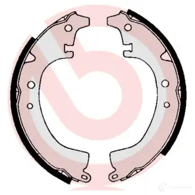 Барабанные тормозные колодки, комплект BREMBO Y9Z FT 801829 8432509644256 s83515 изображение 1
