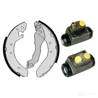 Барабанные тормозные колодки, комплект BREMBO h52006 8020584071939 POJ9 NM 798270