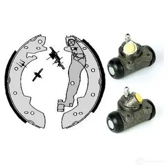 Барабанные тормозные колодки, комплект BREMBO 798430 h68015 O3BRD 9 8020584073711
