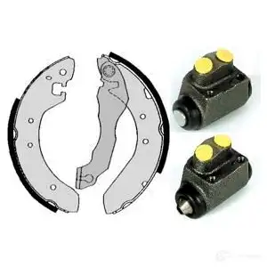 Барабанные тормозные колодки, комплект BREMBO R8 ZWI 798268 h52003 8020584071908