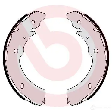Барабанные тормозные колодки, комплект BREMBO 8432509657928 s34508 1210415545 FF9 Z2 - Изображение 1