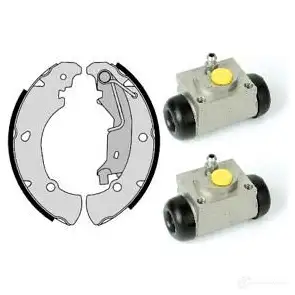 Барабанные тормозные колодки, комплект BREMBO Q 4KD7YI h23063 8020584077481 798165