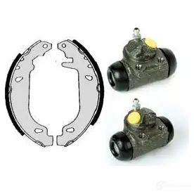 Барабанные тормозные колодки, комплект BREMBO 798448 h68035 QNLBD 2Q 8020584073919