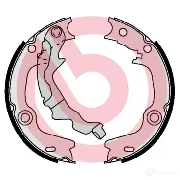 Тормозные колодки ручника, комплект BREMBO FYK C2 8432509651889 801556 s30532 - Изображение 1