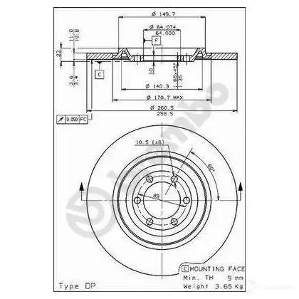 Тормозные колодки высокоэффективные BREMBO 07.B315.16 788949 OOE5J GU - Изображение 1