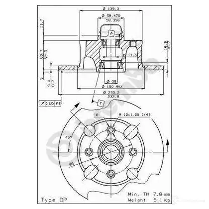 Тормозные колодки высокоэффективные BREMBO RUDA7 7F 788901 07.B314.28 изображение 0