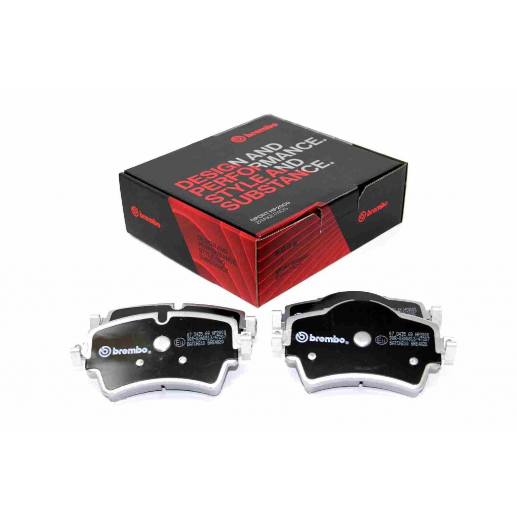 Тормозные колодки высокоэффективные BREMBO 1440108782 07.D435.69 X8D 6Z9F - Изображение 1