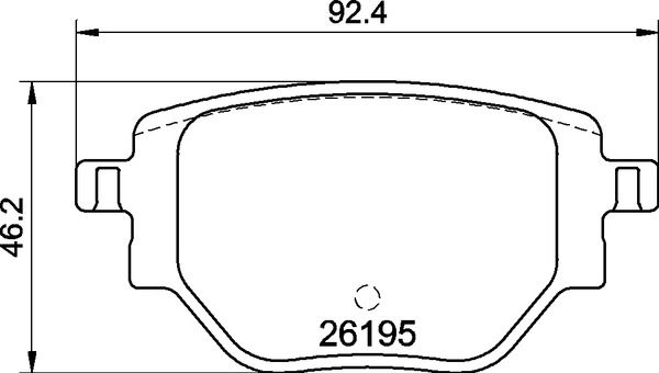 Тормозные колодки дисковые, комплект BREMBO D4 P8Q2M P 59 100 1439857941 - Изображение 1