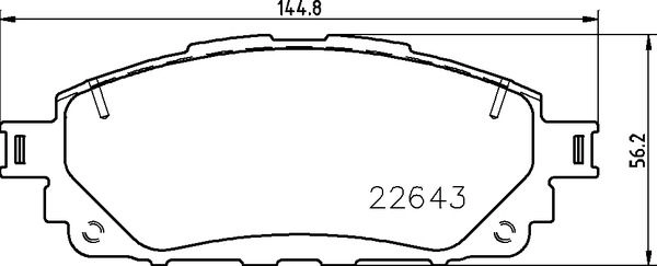Тормозные колодки дисковые, комплект BREMBO 7UU 0C P 83 170 1439857962
