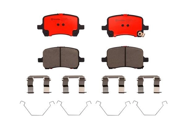 Тормозные колодки дисковые, комплект BREMBO CB627I Q P10030N 1439858174 изображение 1