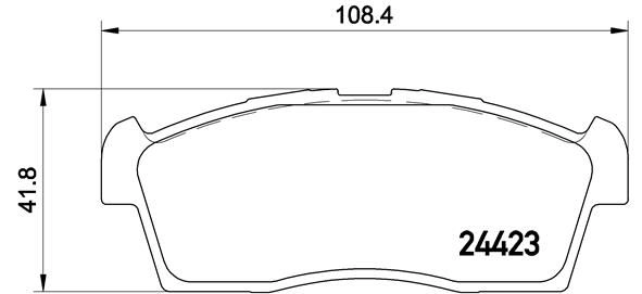 Тормозные колодки дисковые, комплект BREMBO 1439859076 3 GVGA P54049N изображение 0