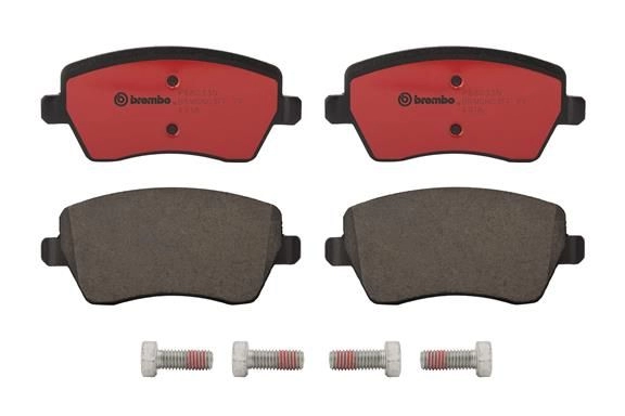 Тормозные колодки дисковые, комплект BREMBO H4 67Q 1439859360 P68033N изображение 1
