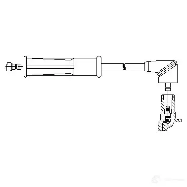 Провод зажигания BREMI 565127 X3N 86 4017534149026 6A29/51