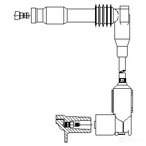 Провод зажигания BREMI 381M18 SHFQ P00 562830 4017534100966