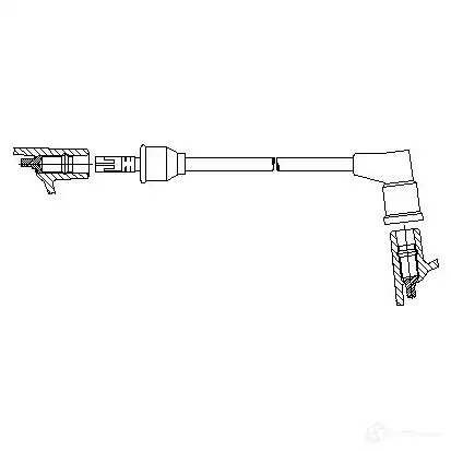 Провод зажигания BREMI 314/70 562594 PR KQXJQ 4017534005537 изображение 0