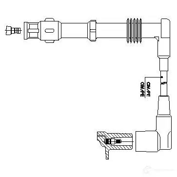 Провод зажигания BREMI 561105 1AVX XE 4017534093879 189/84