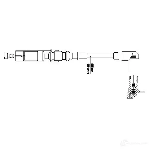 Провод зажигания BREMI 1A32E44 561252 I5SF Q 4017534165385 изображение 0