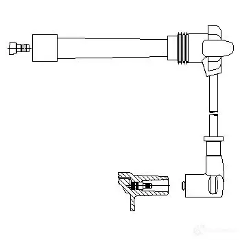 Провод зажигания BREMI 6A49/28 565174 X FUFHV0 4017534148616 изображение 0