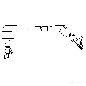 Провод зажигания BREMI F4W KX 4017534129684 562770 371E34