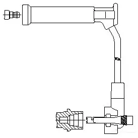 Провод зажигания BREMI 4017534123255 565701 8Y2A X 815/35 изображение 0