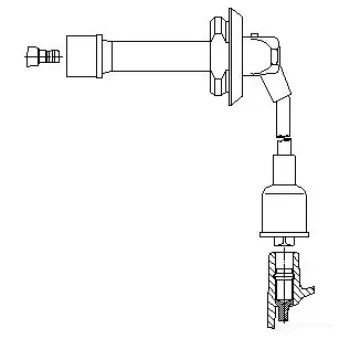 Провод зажигания BREMI 4017534147664 0JWA2 P 3A43/63 563027