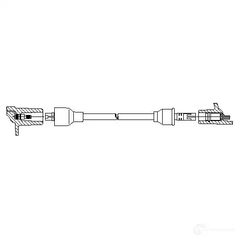 Провод зажигания BREMI 4017534007371 U4 V5D 562727 355/70 изображение 0