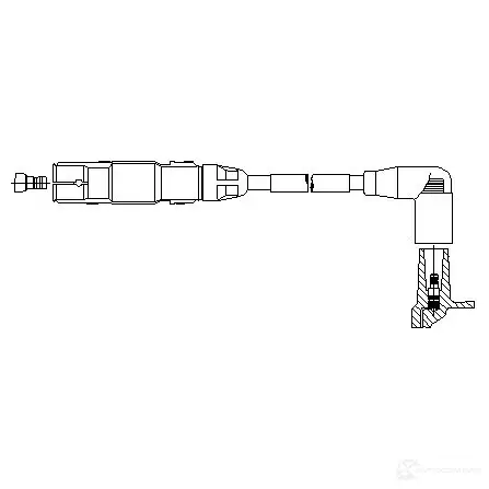 Провод зажигания BREMI DL6RLF E 190E86 561112 4017534093978