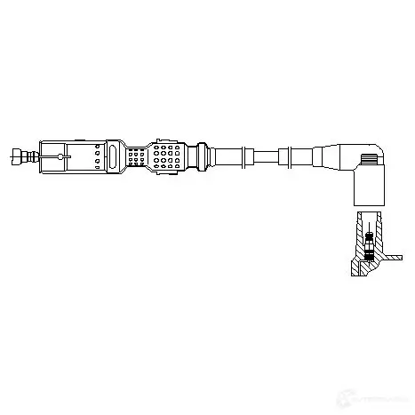 Провод зажигания BREMI 561243 KLP PC 1A28F59 4017534152750 изображение 0