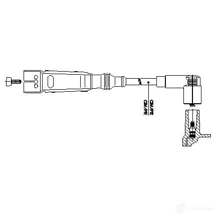 Провод зажигания BREMI 560612 111/85 I82V G 4017534093534