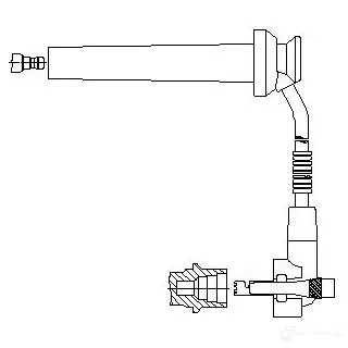 Провод зажигания BREMI 891E102 4017534125761 565878 NZ MB1 изображение 0