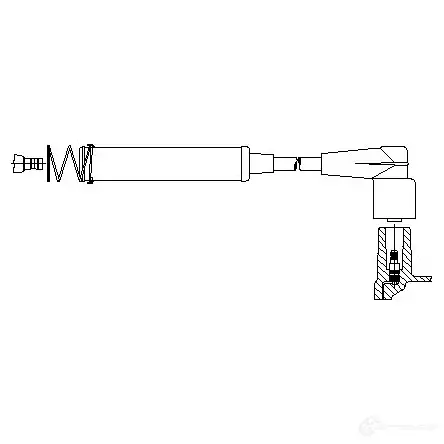 Провод зажигания BREMI 4017534125006 329/25 562653 2XL AON изображение 0