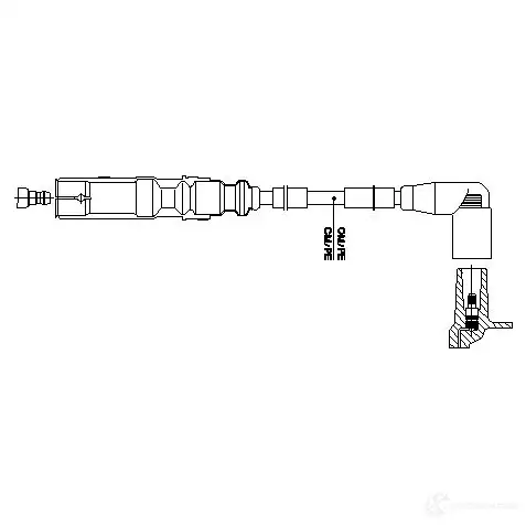 Провод зажигания BREMI 1A22F64 4017534151937 561224 MPY9O JP