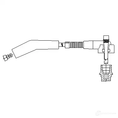 Провод зажигания BREMI 8A14E84 4017534142119 565918 33 GXM изображение 0