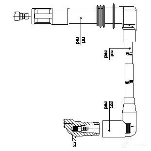 Провод зажигания BREMI 561247 4017534150985 AUIA FQF 1A30E43
