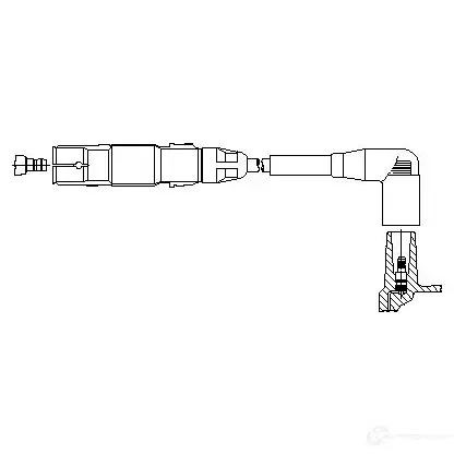 Провод зажигания BREMI 210E47 4017534145813 VOV WF 561670 изображение 0