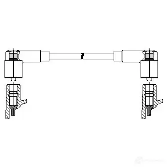 Провод зажигания BREMI 561070 ZMF HFW 4017534123743 177/25