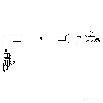 Провод зажигания BREMI 884/50 VNOE8 T 4017534115106 565853 изображение 0