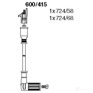 Высоковольтные провода зажигания BREMI 6HR GF 4017534147343 600/415 564548 изображение 0