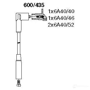 Высоковольтные провода зажигания BREMI 600/435 4017534149750 564568 2VT S9