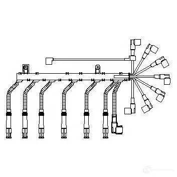 Высоковольтные провода зажигания, комплект BREMI O ZF4Q 574r100 1423231861 4017534054016