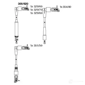 Высоковольтные провода зажигания BREMI 562249 4017534004660 FXU HH 300/920 изображение 0