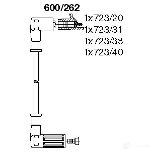 Высоковольтные провода зажигания BREMI 564406 600/262 4017534097600 718XB 5S