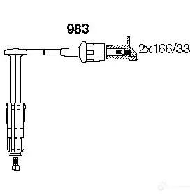 Высоковольтные провода зажигания BREMI 566086 W Z6OY5A 4017534097204 983
