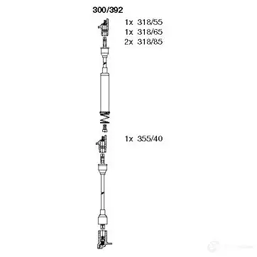 Высоковольтные провода зажигания BREMI 4017534050810 562010 D FKPH 300/392