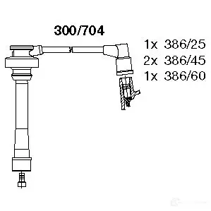 Высоковольтные провода зажигания BREMI F9 LQC 300/704 562143 4017534098751